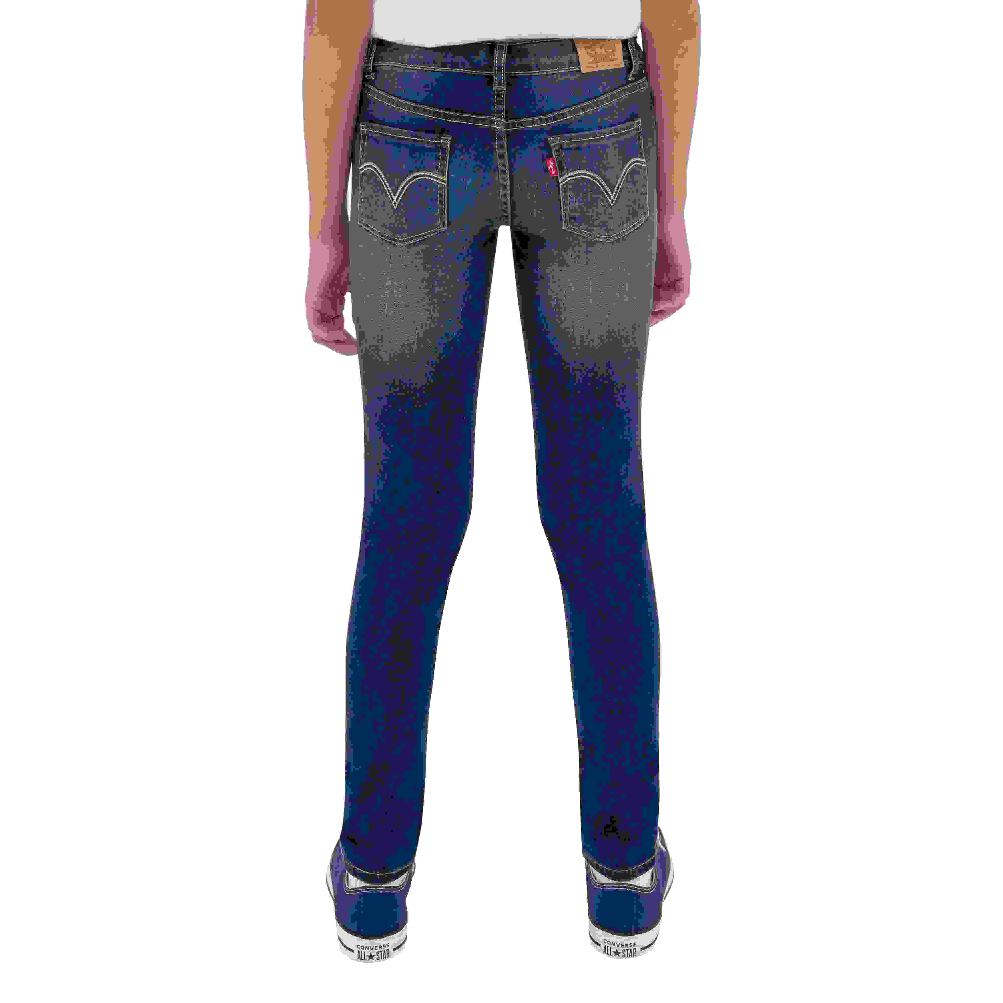 Levi's 710 Super Skinny Fit Slim Big Girls' Blue Wash Denim Jeans